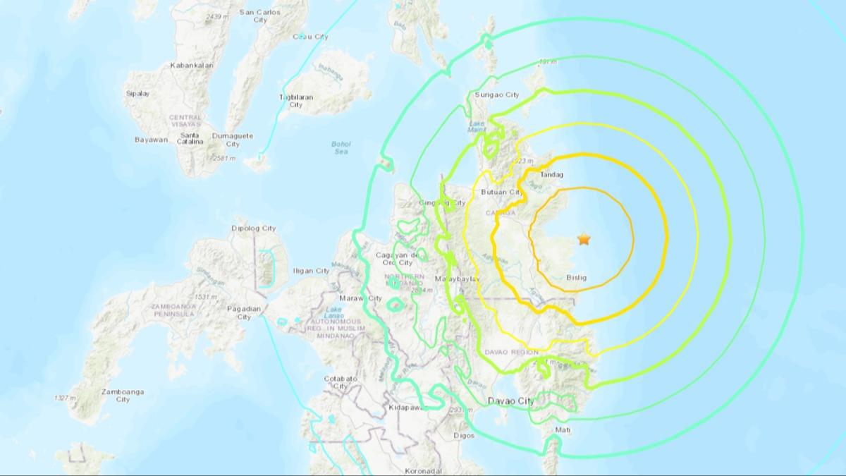 Filipinler'de 6,9 byklnde bir deprem daha