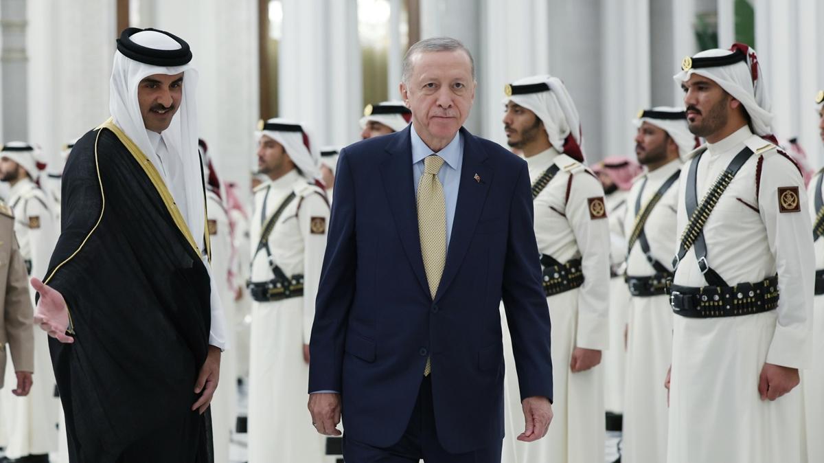 Cumhurbakan Erdoan, Katar'da 