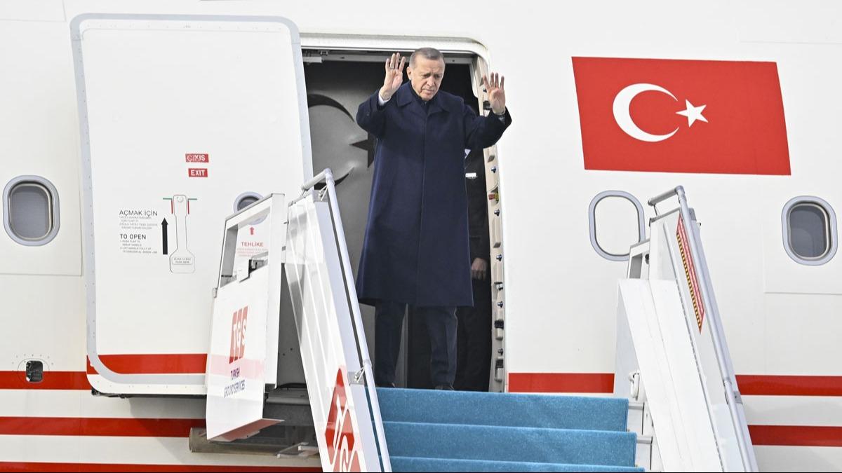 Cumhurbakan Erdoan, Katar'a gitti! Gndem Gazze
