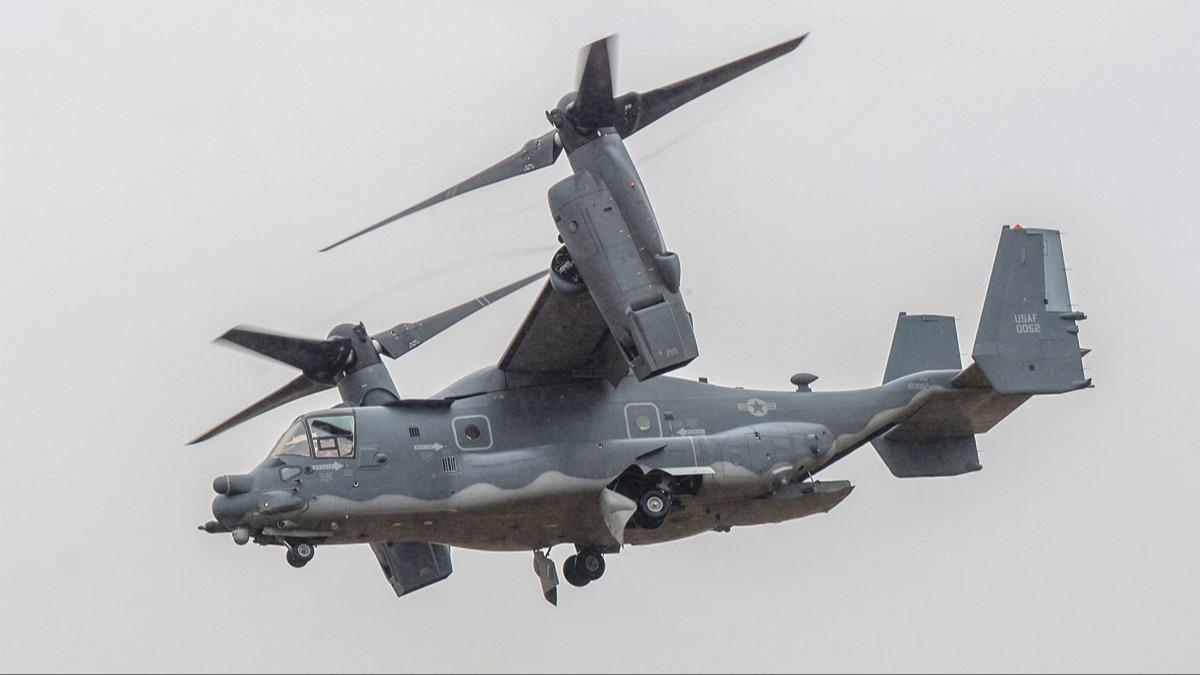 Den ABD askeri ''CV-22 Osprey'' tipi uann mrettebatndan 6 askerin cesedine ulald 