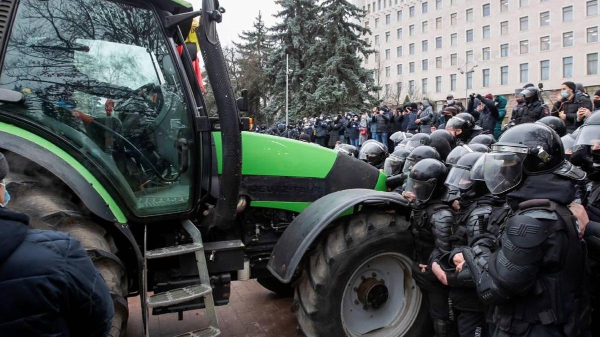 Moldova'da iftilerden traktrlerle protesto 