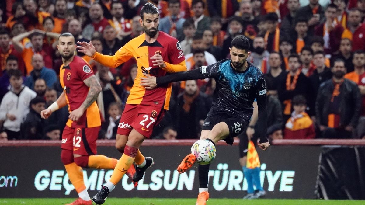 Galatasaray tek eksikle Adana Demirspor karsna kacak