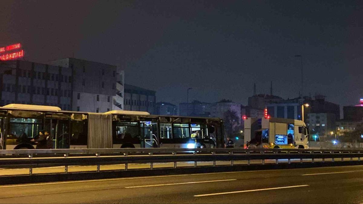 Okmeydan'nda metrobs kazas: Bir kii yaraland