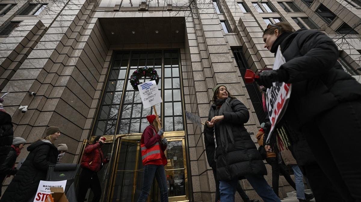 Washington Post gazetesinde byk grev: 1970'ten beri ilk