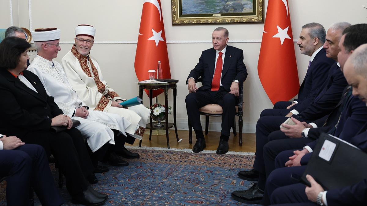 Başkan Erdoğan'ın ziyaretinden duydukları memnuniyeti dile getirdiler: Gösterdiği ilgi için çok teşekkür ediyoruz