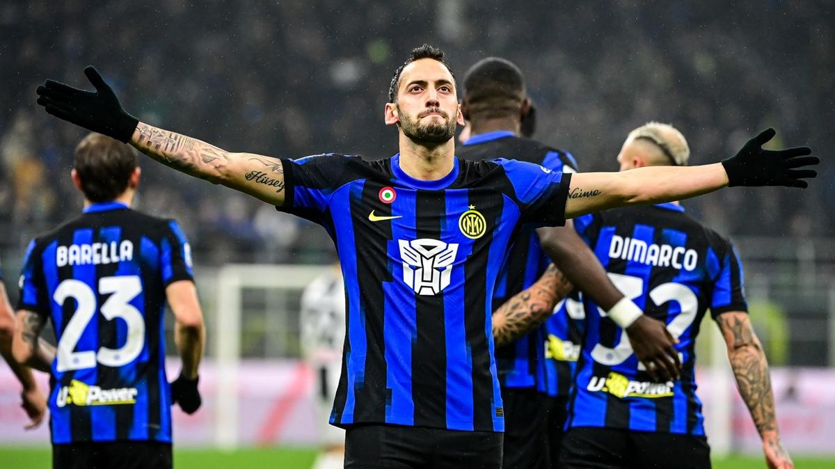Hakan Çalhanoğlu attı, Inter 3 puana uzandı