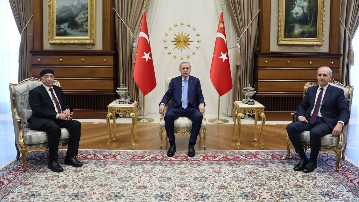 Cumhurbakan Erdoan Salih'i kabul etti