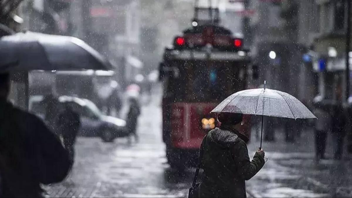 Meteoroloji turuncu uyarda bulundu: Marmara ve Kuzey Ege'de saanak bekleniyor 