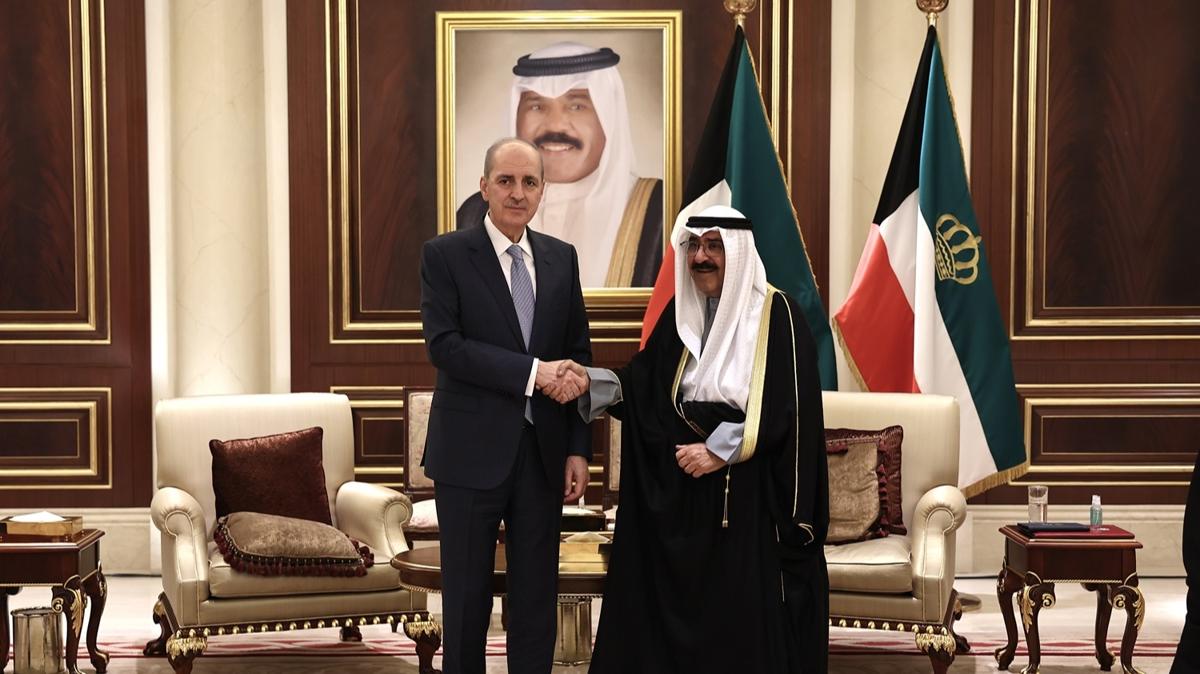 Meclis Bakan Kurtulmu'tan Kuveyt'e taziye ziyareti