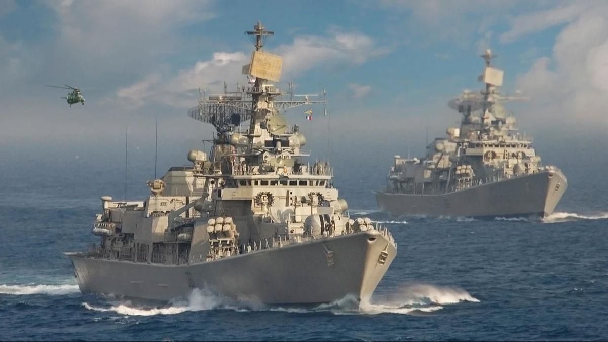 Hindistan, Husi saldrlarna kar Umman Denizi'nde 2 destroyer konulandrd