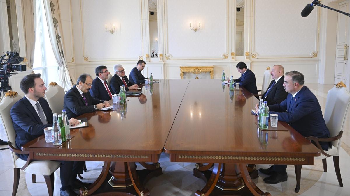 Aliyev, Cumhurbakan Yardmcs Ylmaz' kabul etti