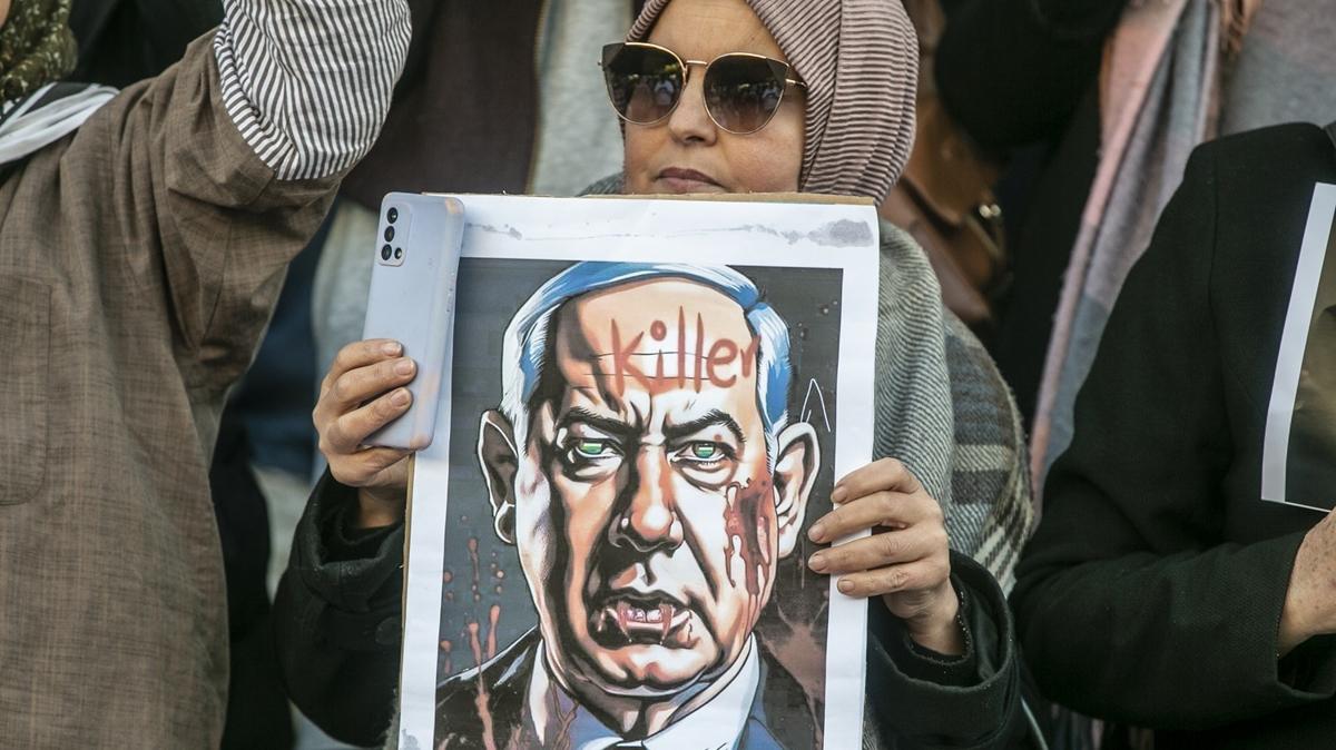 Tunuslu aktivistler Gazze dramn gzler nne serdi