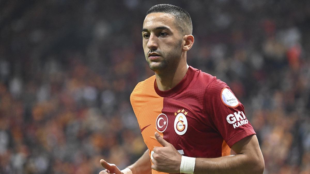 Galatasaray'a Hakim Ziyech'ten kt haber! Sper Kupa kadrosundan karld