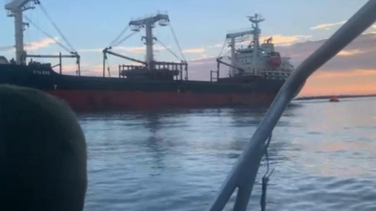 Panama bandral gemi Karadeniz'de Rus maynna arpt 