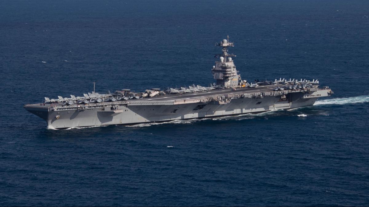 ABD hakk�nda �nemli iddia: USS Gerald R. Ford'u b�lgeden geri �ekecekler