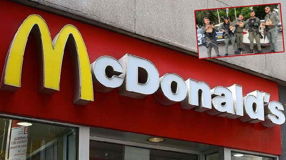 galci srail askerlerine cretsiz yemek veriyorlard! McDonald'sa boykot etkisi