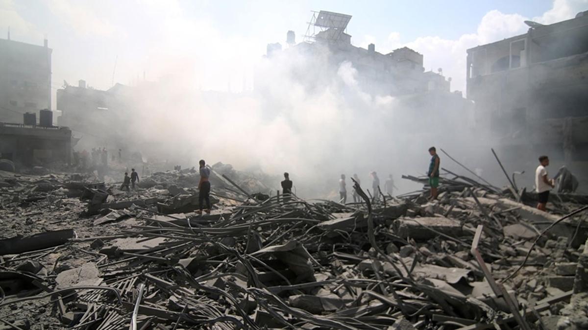 Gazze lyor! galci srail 290 bin konutu harabeye evirdi