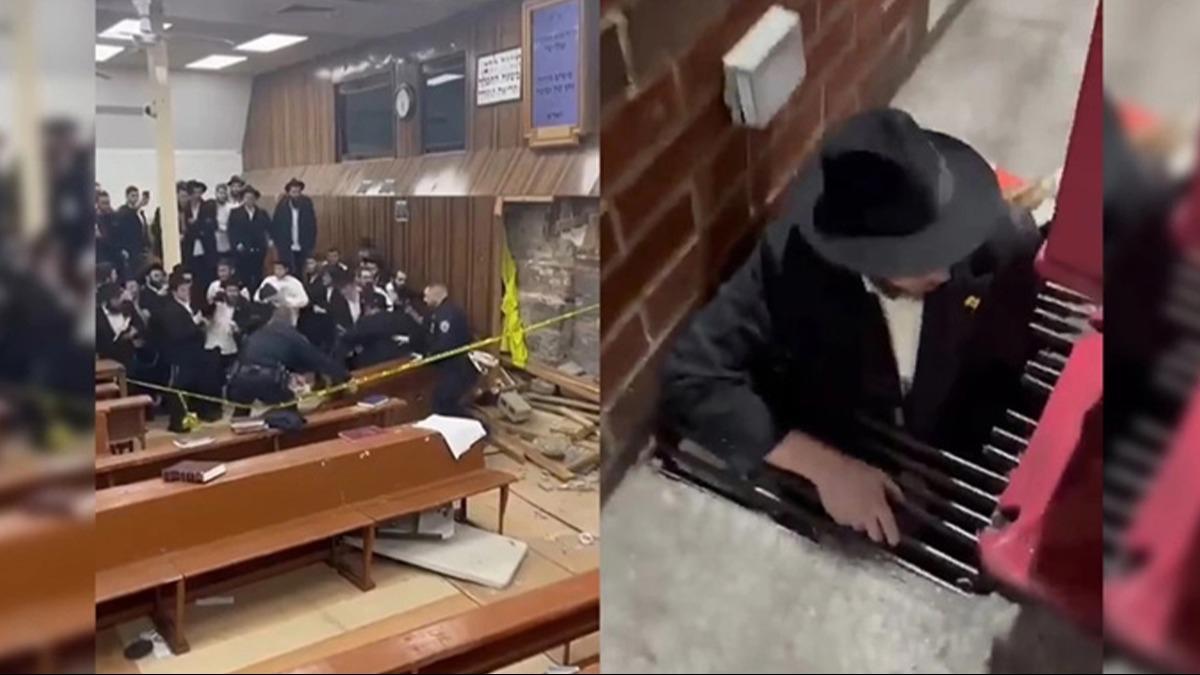 New York'ta bir sinagogun altnda kaak tneller yapld ortaya kt