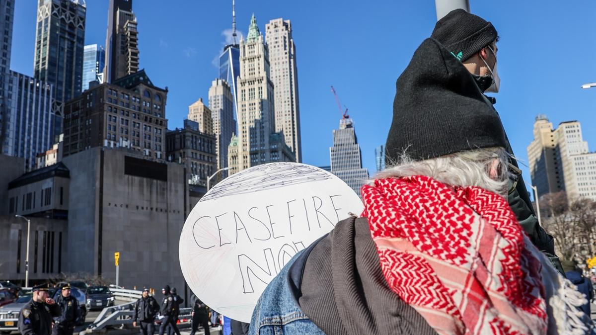New York'ta kprler ''Gazze'' iin kapatld