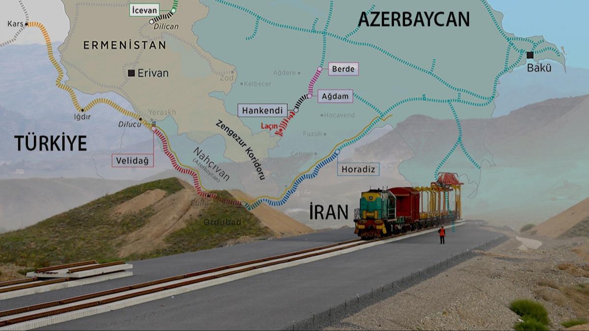 Karde lke Azerbaycan'dan Zengezur Koridoru hamlesi! Trkiye'yi de ilgilendiriyor