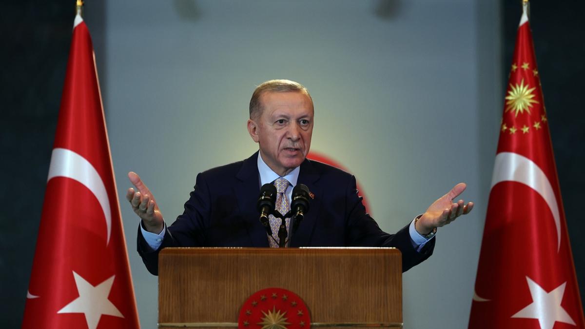 Cumhurbakan Erdoan: Trkiye, sadece kendi snrlarndan ibaret bir lke deildir