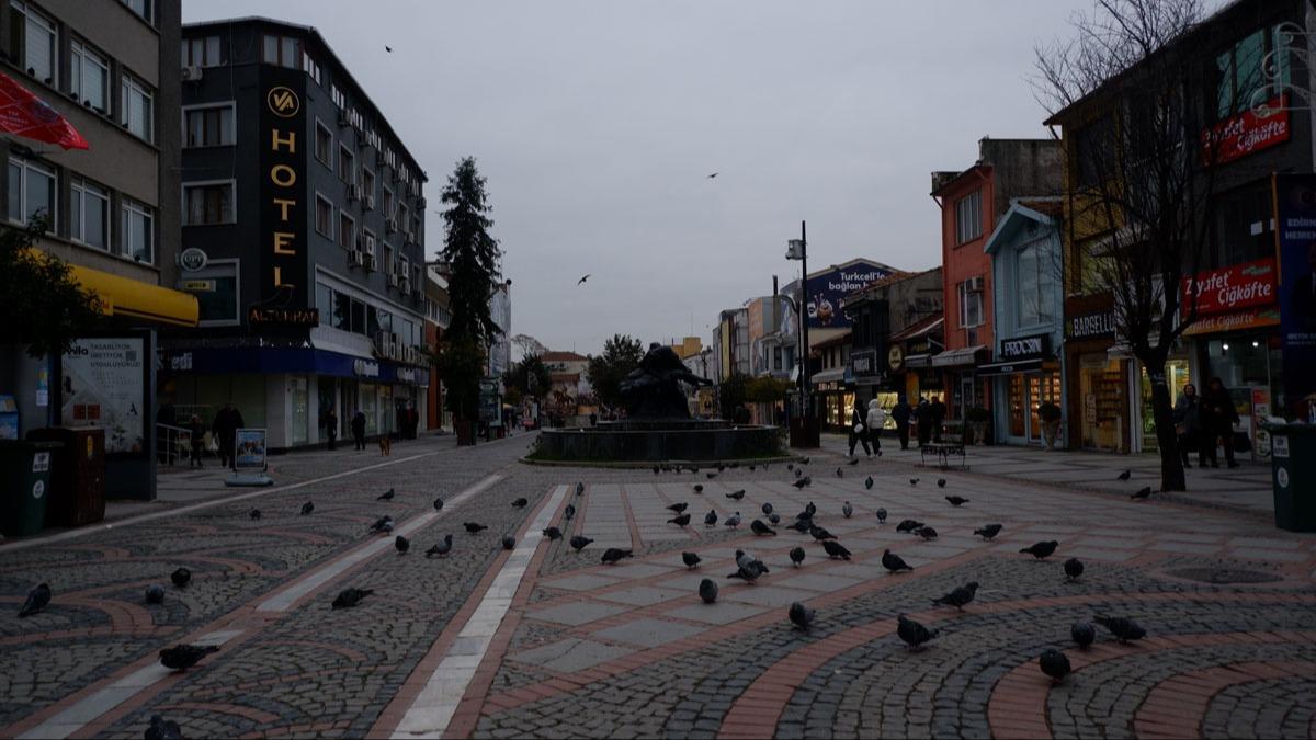 Souk havann etkisine giren Edirne'de, vatandalar evlerine kapand