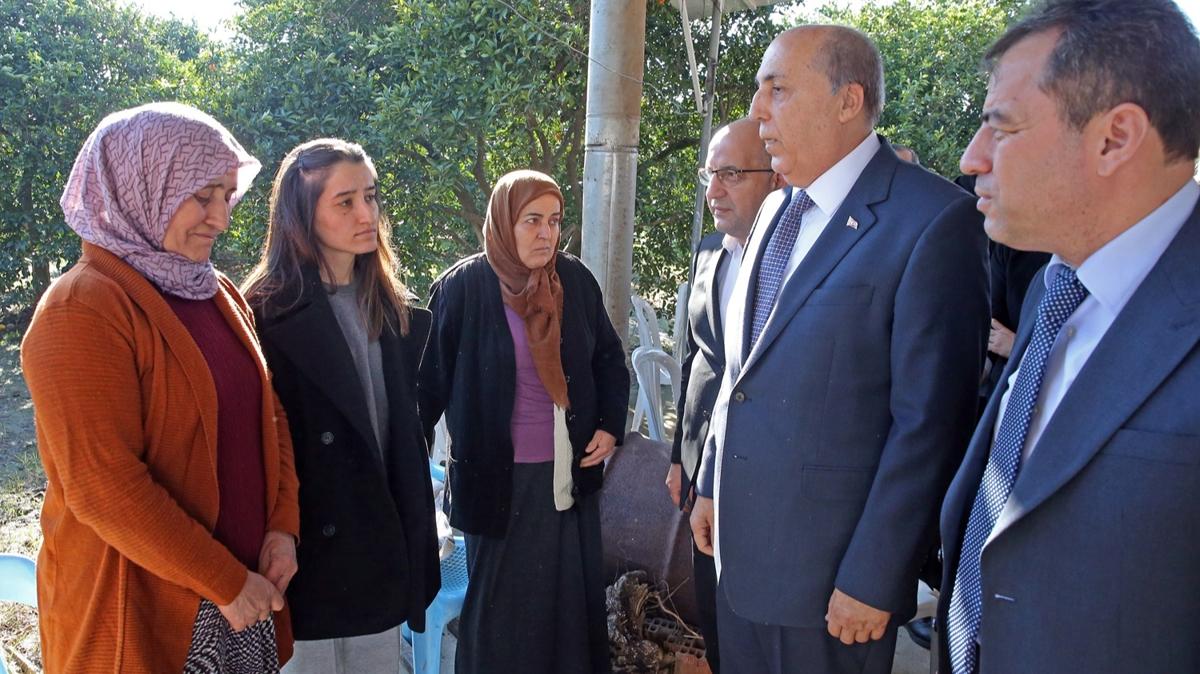 AK Parti Mula Bykehir Belediye Bakan Aday Ayaydn, yaral stemenin Kyceiz'deki ailesini ziyaret etti