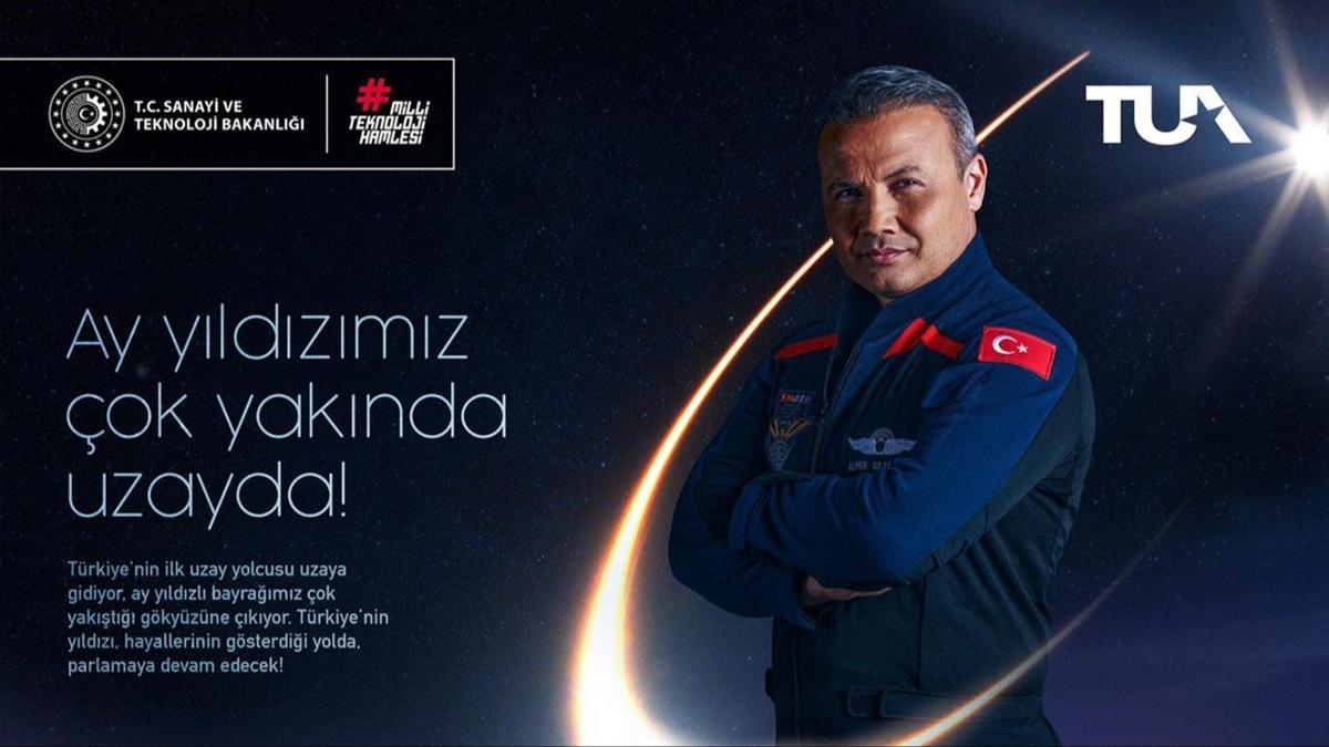 Trkiye'nin ilk uzay yolcusu astronot Alper Gezeravc'dan misyon mesaj