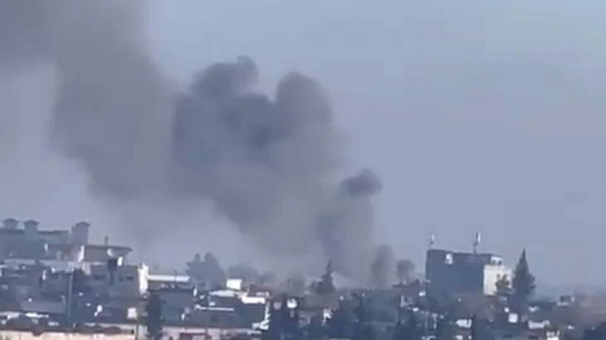 Suriye'nin kuzeyindeki terr hedefleri vuruldu! Dumanlar snrdan grld