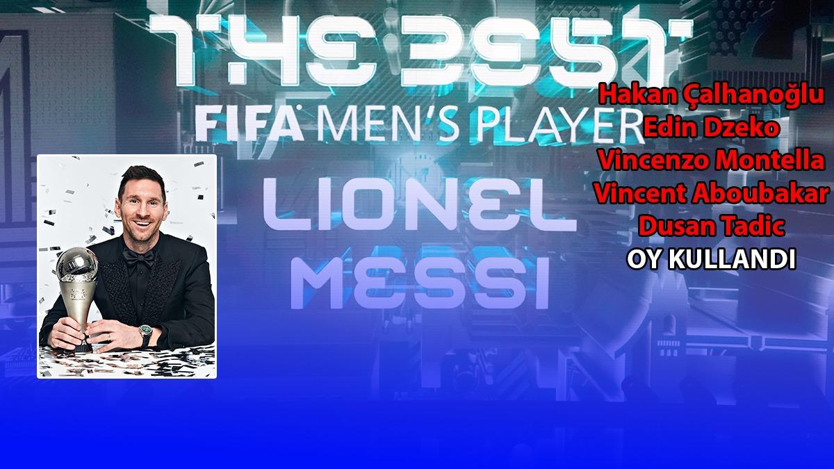 Lionel Messi, FIFA The Best dl'nn sahibi oldu! te bizimkilerin kulland oylar...