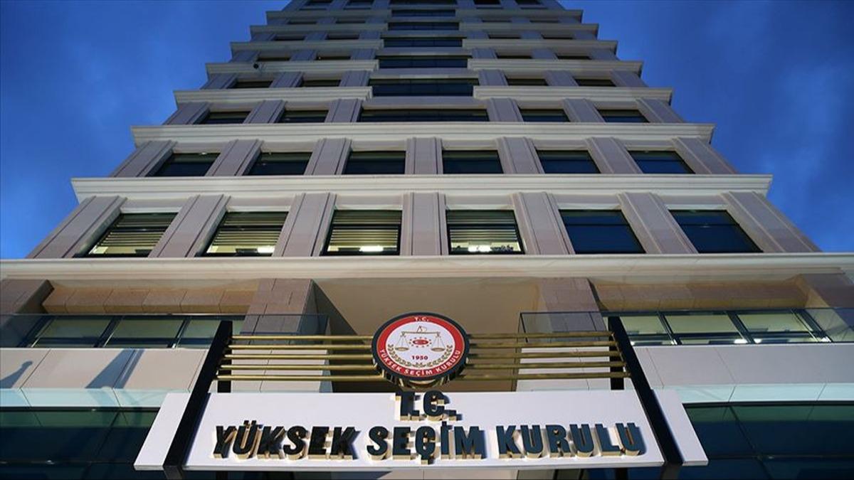 YSK'nin aday listelerine ilikin kararlar Resmi Gazete'de