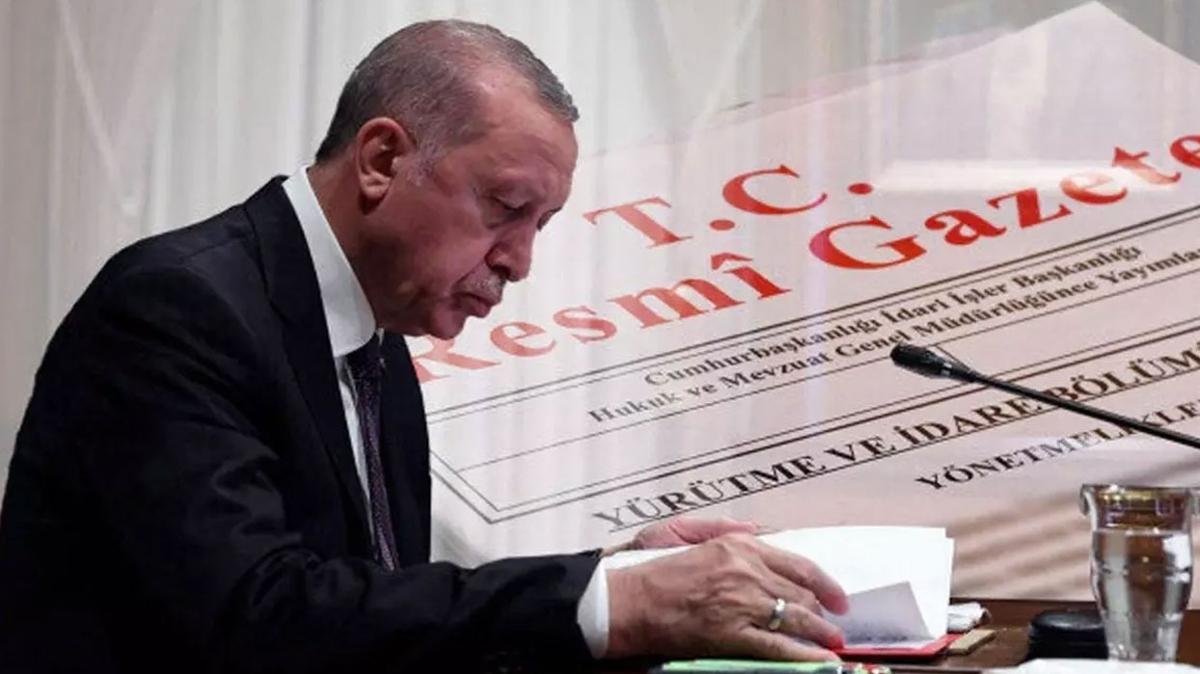 Bakan Erdoan imzalad! Atama kararlar Resmi Gazete'de 