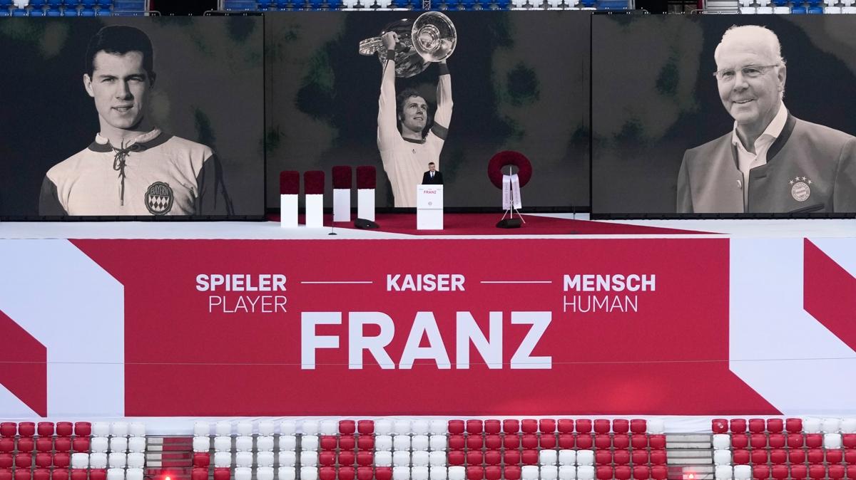 Franz Beckenbauer iin anma treni dzenlendi