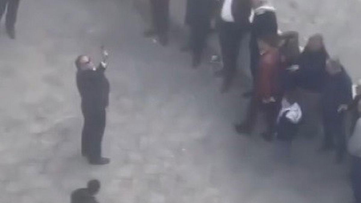 Gaziantep'te bir dnde evredekilere aldr etmeden silah patlattlar 