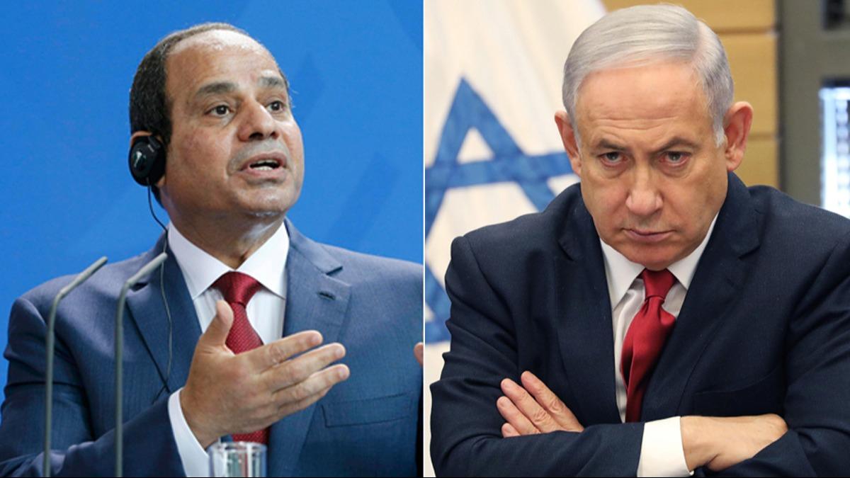 Gazze kasabna souk du: Sisi Netanyahu'nun isteini reddetti 