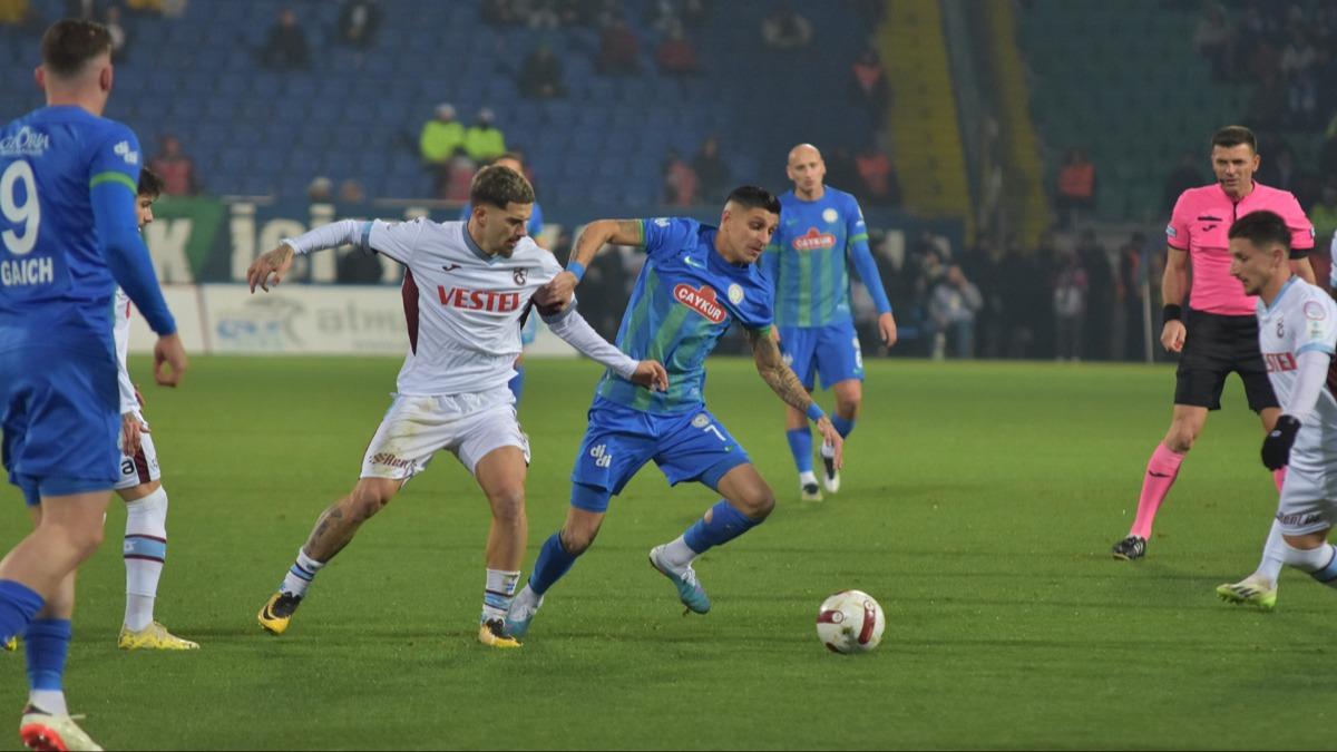 Ma Sonucu: aykur Rizespor 1-0 Trabzonspor