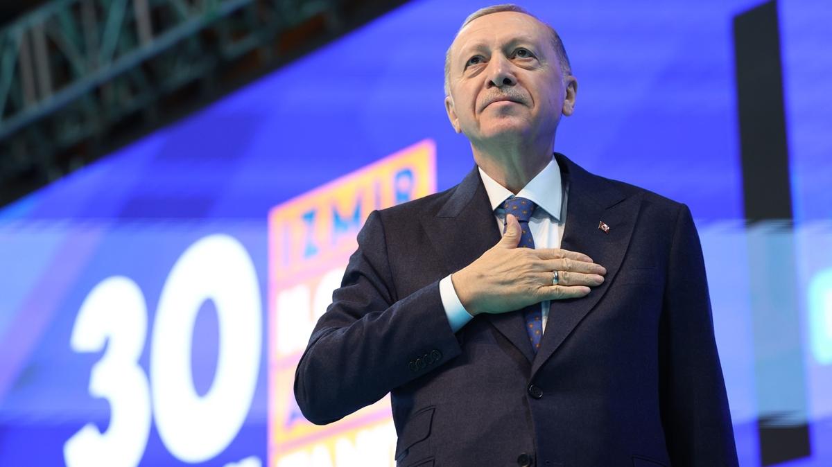 Cumhurbakan Erdoan AK Parti zmir ile adaylarn aklad