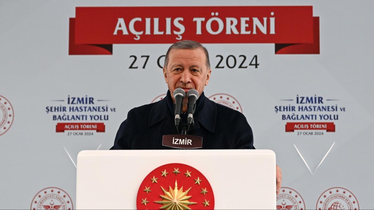 Cumhurbakan Erdoan: zmir'in ilesi sona erecek