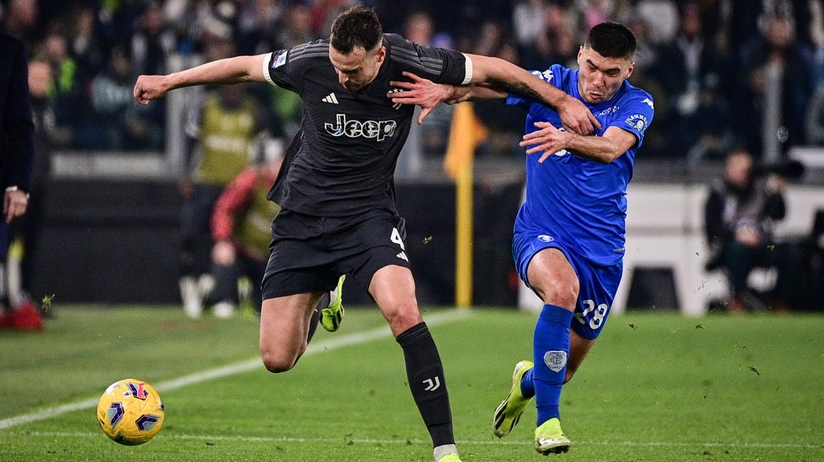 Juventus ile Empoli puanlar paylat!