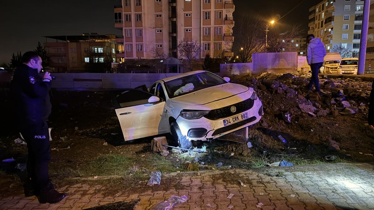 Diyarbakr'da feci kaza! Otomobil kaldrma girdi: 6 yaral