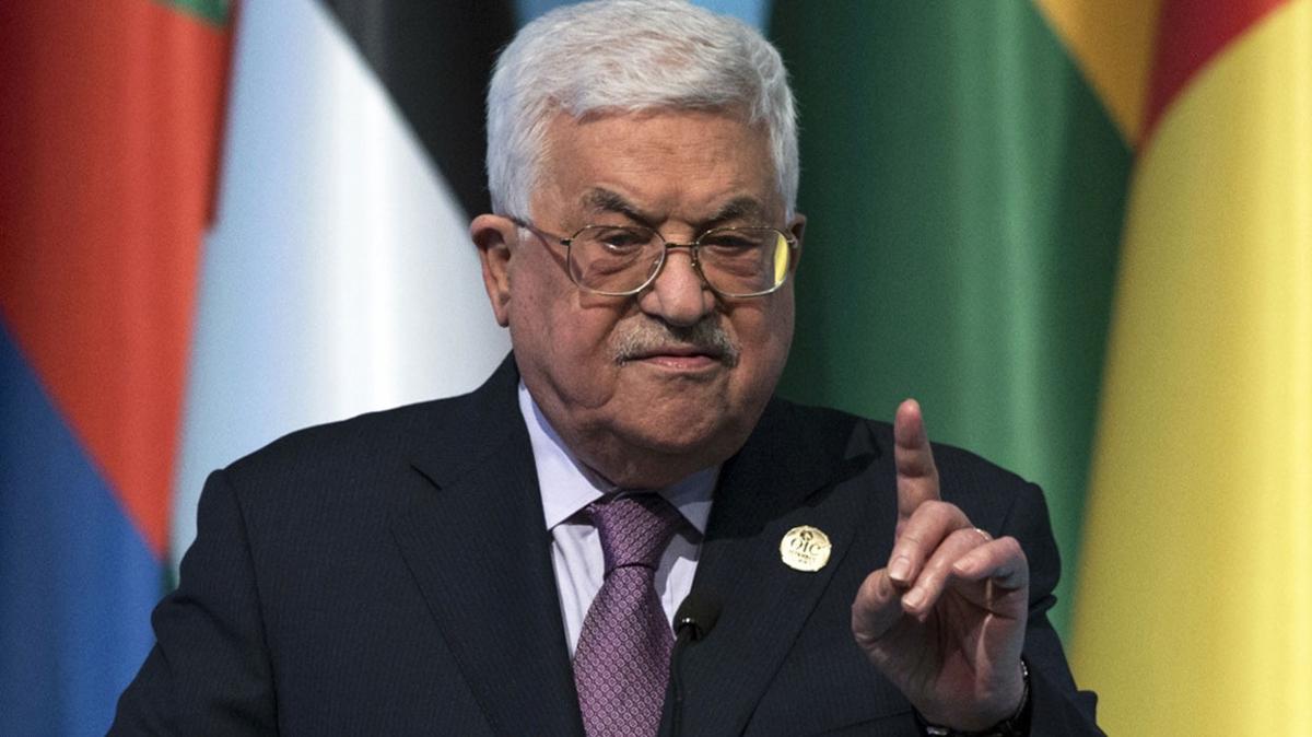 Filistin Devlet Bakan Abbas: Bir kar topramz koparlamaz