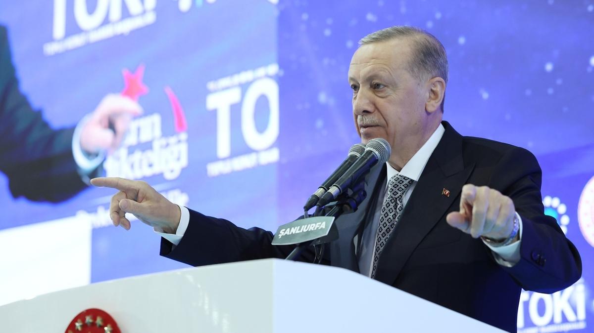 Cumhurbakan Erdoan: Birileri ov peinde koarken biz dertlere derman iin gecemizi gndzmze kattk
