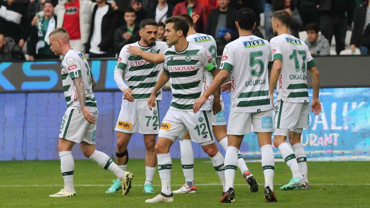 Konyaspor, 3 puan tek golle ald!