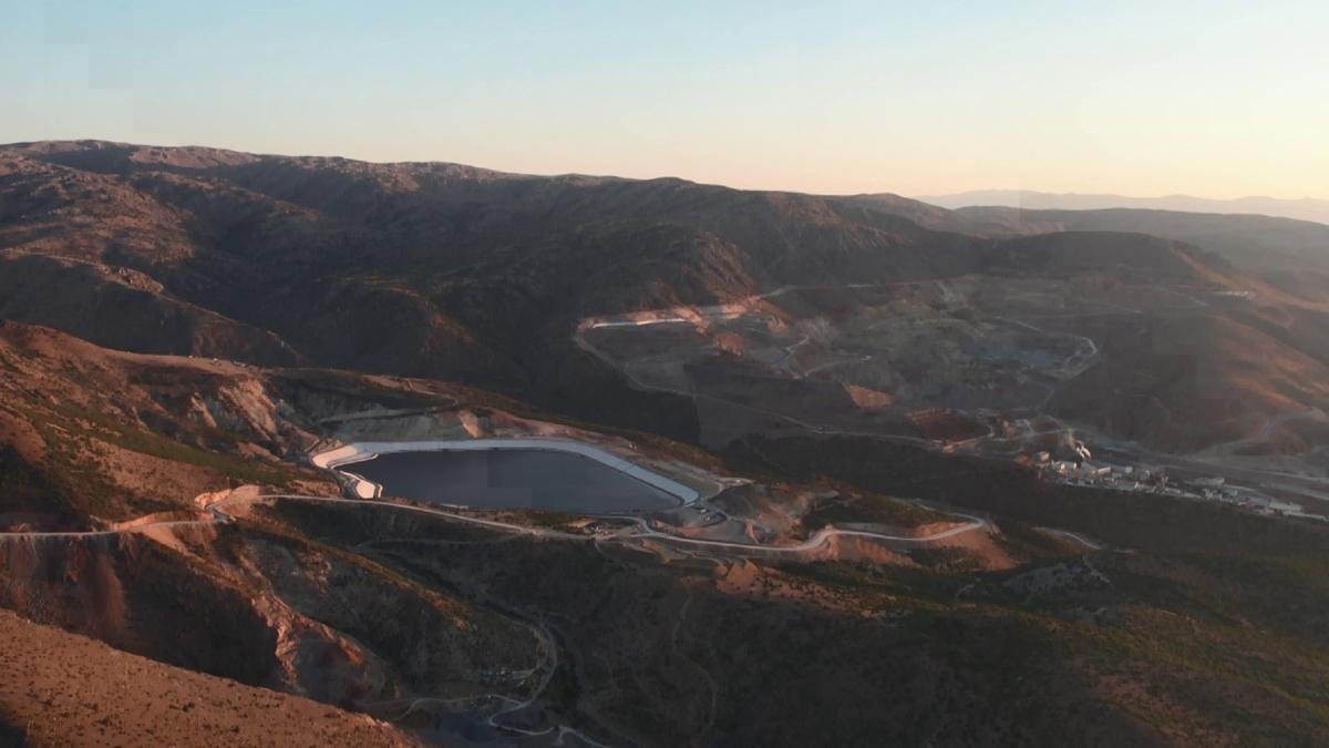 Erzincan'da altn madeninde toprak kaymas! Yeni grntler ortaya kt...
