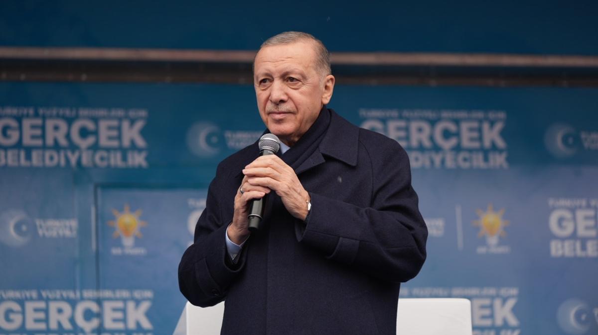 Cumhurbakan Erdoan: Dn CHP'de birlikte yoldalk ettiklerini bugn srtndan hanerliyorlar