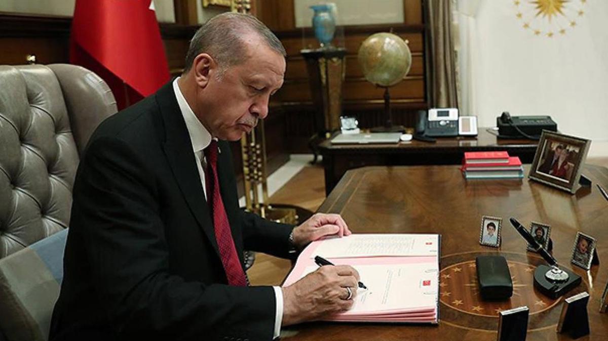 Cumhurbakan Erdoan imzalad! Bykeli atama kararlar Resmi Gazete'de