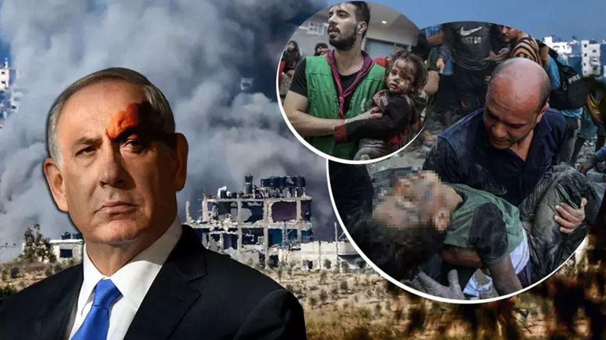 Gazze kasab Netanyahu yardmlarn nn tkad