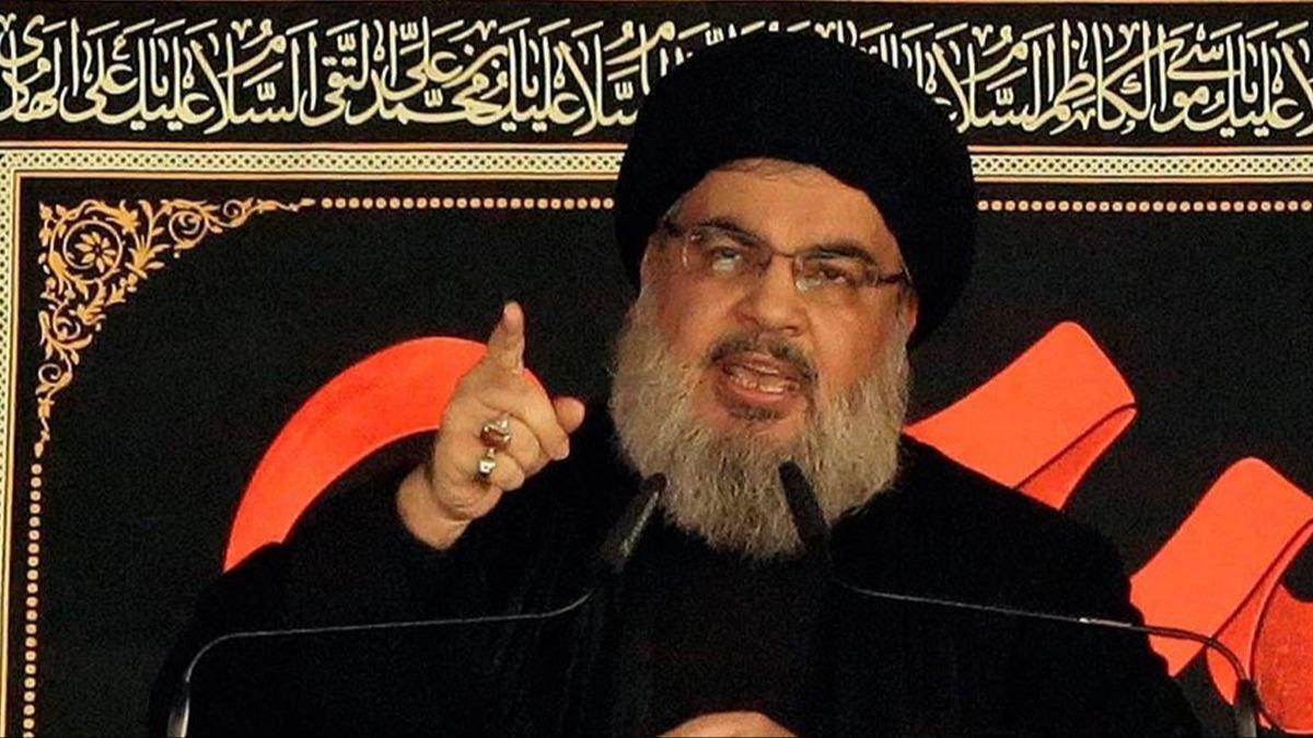 Hizbullah lideri Nasrallah'tan srail'e ak uyar: ntikam ''kan'' ile alacaz