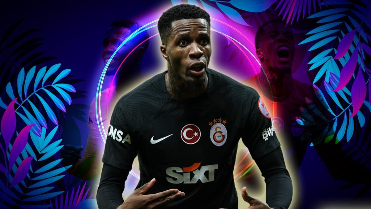 Galatasaray'da srpriz ayrlk! Wilfried Zaha transferi resmen duyuruldu