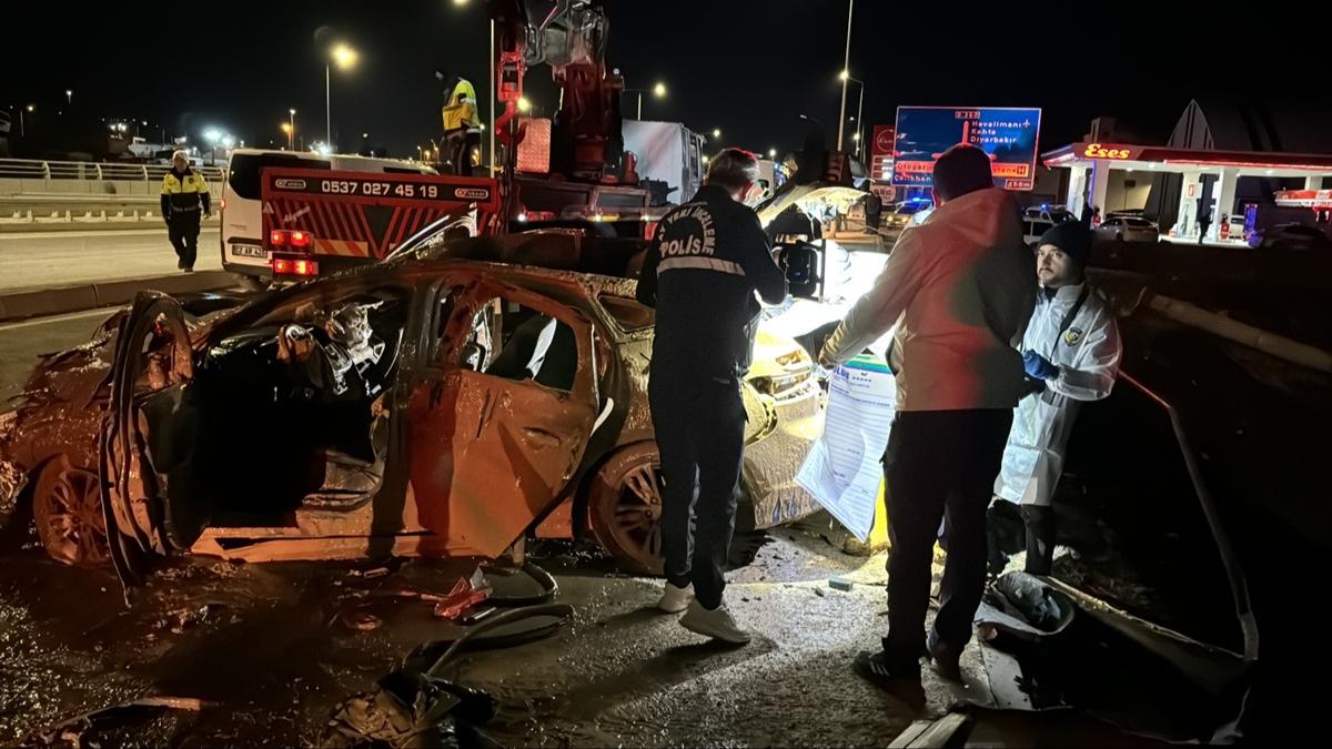 Adyaman'da feci kaza: 1 polis hayatn kaybetti